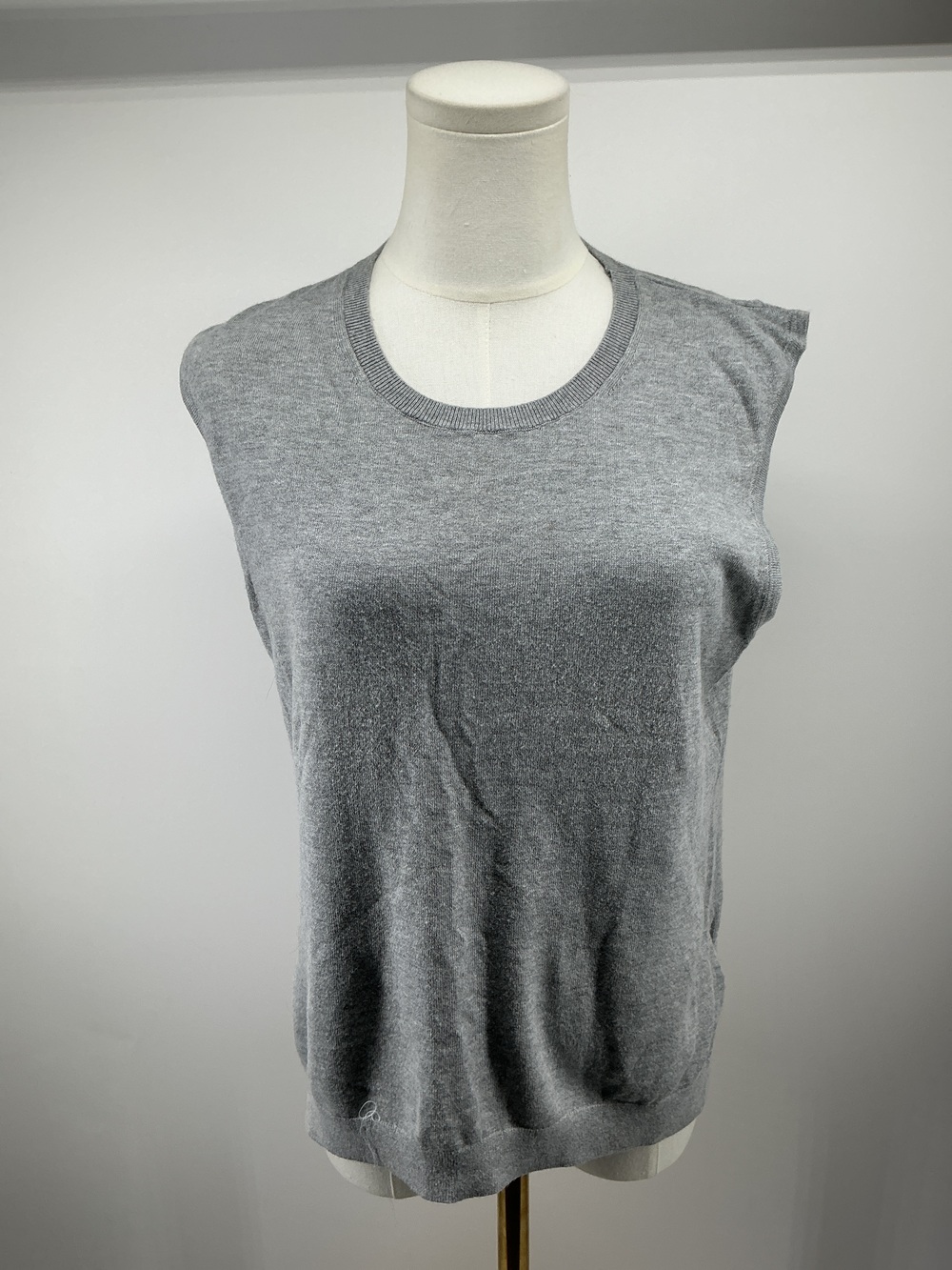 Lightweight Cotton Cashmere Sweater Tank